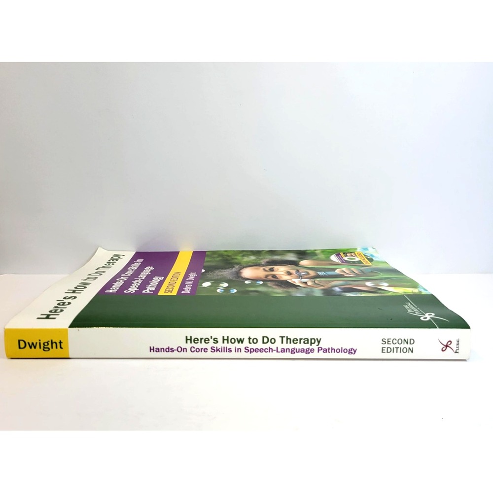 Here's How To Do Therapy 2nd Edition Dwight SLP Textbook DVD Plural Publishing - Picture 10 of 16